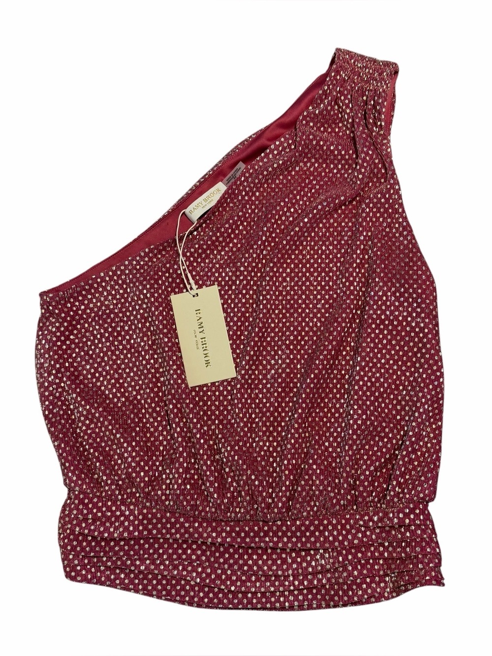 NWT - RAMY BROOK KOBY ONE-SHOULDER TOP